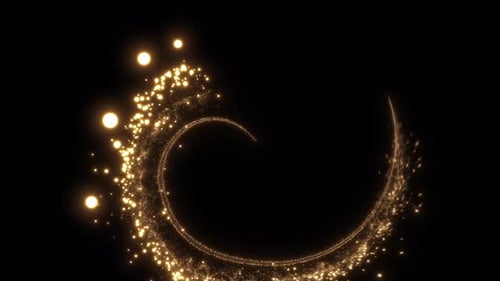 Particle Glow Trail 4K