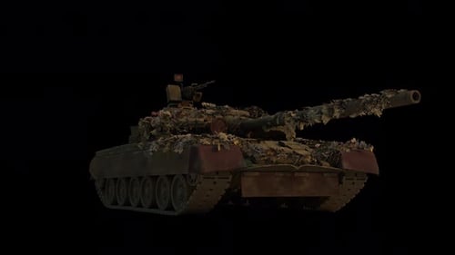 Moving Tank Bottom Side View