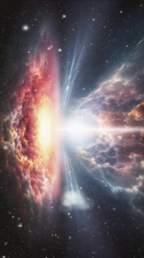 Erkunden Sie die Weiten der Galaxie mit leuchtenden Sternen und kosmischen Phänomenen