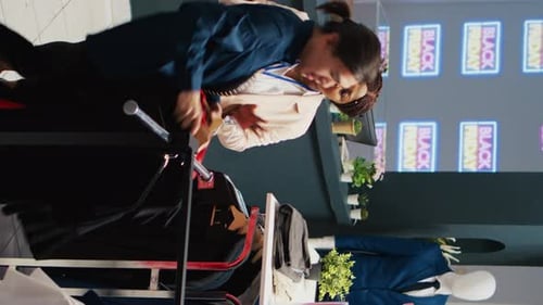 People Shopping for Clothes Inside of Store