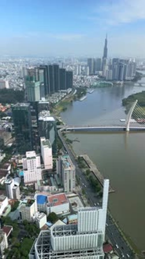Downtown Ho Chi Minh City Vietnam