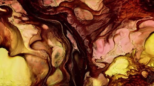 Formes de diffusion de peinture à l'encre abstraite 042