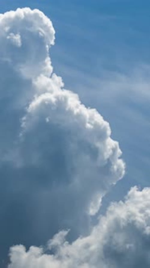 Sky with Passing Cloudsin Vertical