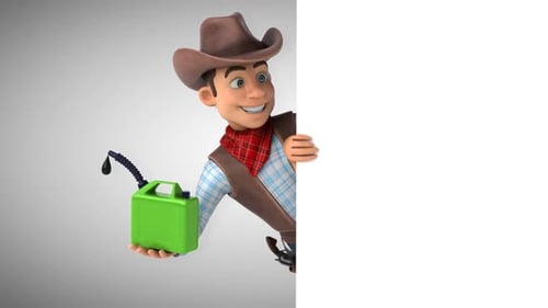 Fun Cowboy - 3D Animation