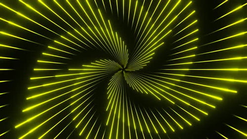 Fondo de espectáculo láser duradero circular multicolor Vj Loop en 4K