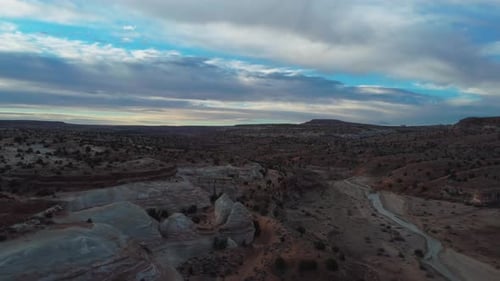 Scenic Views In Desert Forest And Valleys In Utah, USA. Aerial Shot. Vermillion cliffs whitehouse ca