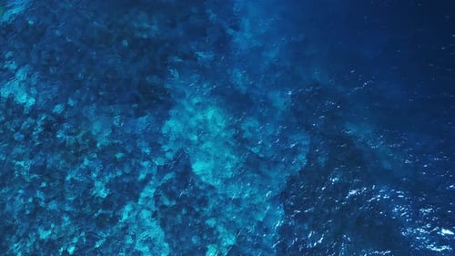 Sea Surface Aerial Top Down View