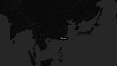 Animated Map Zoom and Highlight of Taiwan