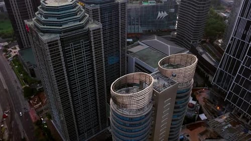 Aerial Views of the Jakarta Skyline