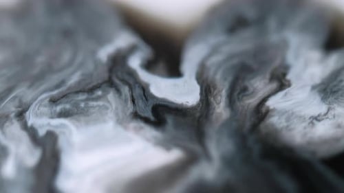 Abstract Ink Flowing Together