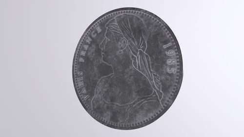 Old Money 3d object rotating loop