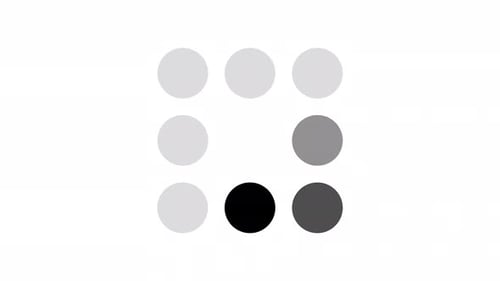 Box-Punkt-Animation, Bild, Bewegung, Alpha-Kanal-Loop-Videodesign