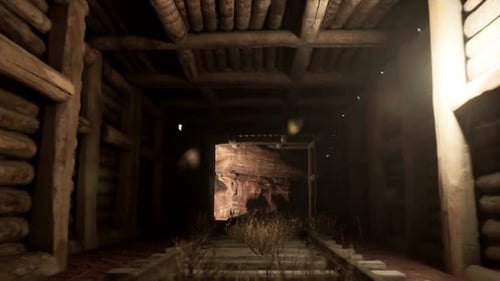 Mine Shafts in desert