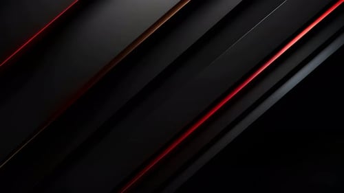 Modern Geometric Lines with Red Glow Background Animation