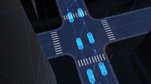 4K-Technologie Intelligenter Transport für Stadtautos