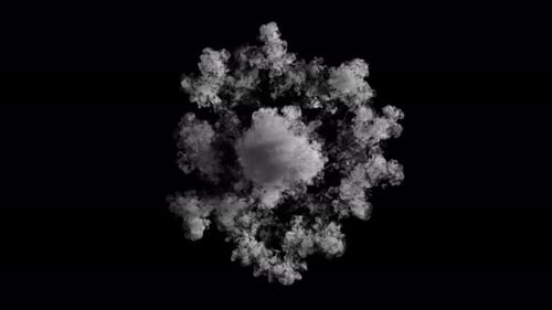Smoke Splash Shockwave // 4K