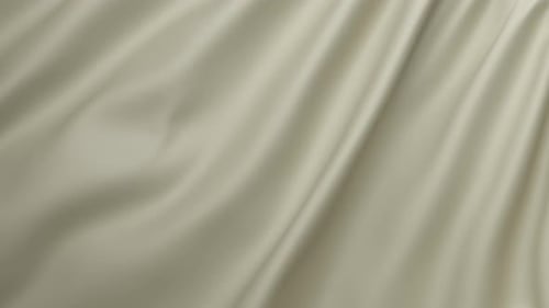 Elegant Cream Fabric Waves Loop Background