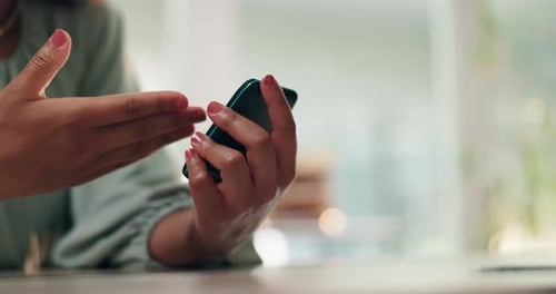 Adults Exchanging Mobile Phones
