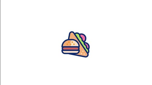 Sandwich Animated Icon