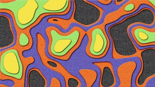 Abstract Textured Layered Shapes Fluid Motion Background