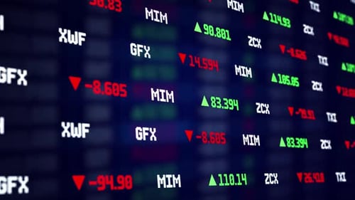 Stock Exchange Market Business Concept