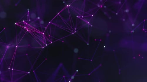 Animated Digital Plexus Loop Background