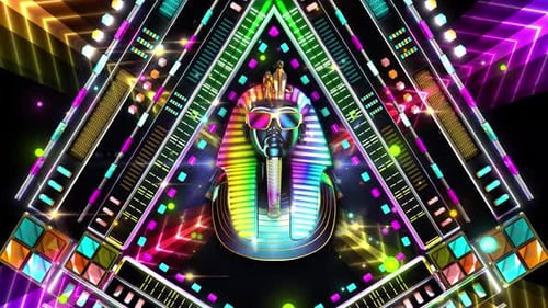Neonpyramide Pharao