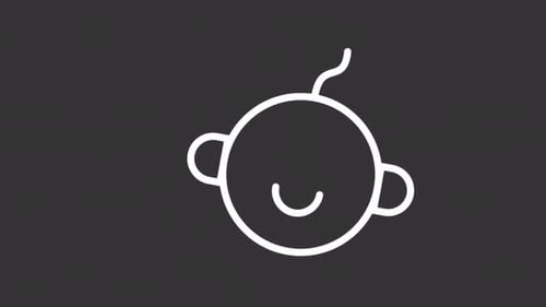 Insemination white line animation