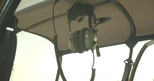 Lake Ozark, Missouri / USA - June 15 2019: Headphones, Earphones Handing