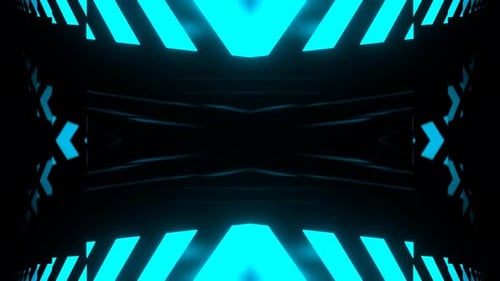 Cyan Smooth Striped Abstract Pattern Background Vj Loop In 4K