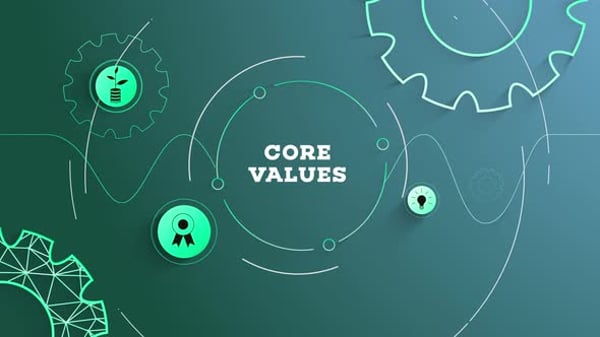 Infographic Core Values Background Looped , Backgrounds Motion Graphics ...