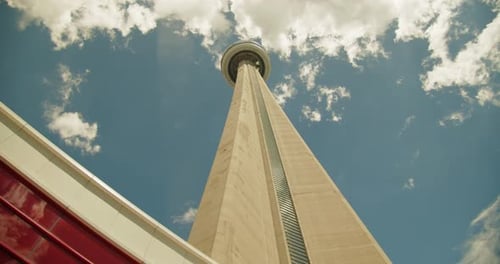 CN Tower and Toronto Skyline at Sunrise Canada