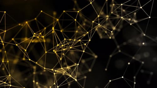 Abstract Glowing Plexus Network Background Loop V12