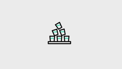 Icono animado de Shots