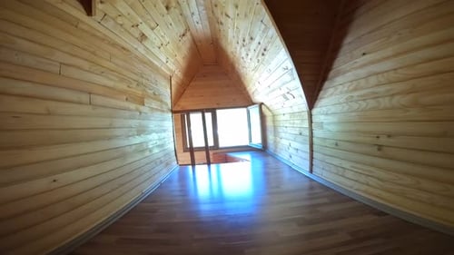 Wooden shelter on the Valbona valley trekking to Theth, Theth national park, Albanian Alps, Valbona