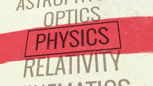 Animación de títulos con desplazamiento 3D de Physics