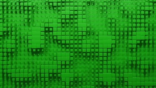 Green Cubes Looped Background