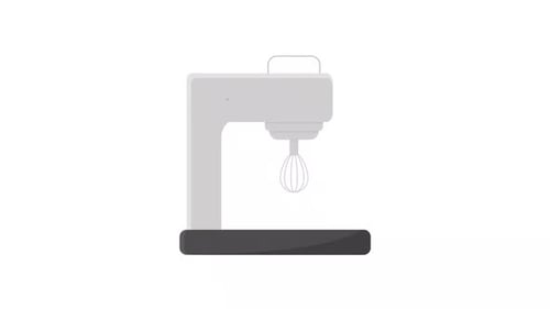 Animated Kitchen Stand Mixer Icon