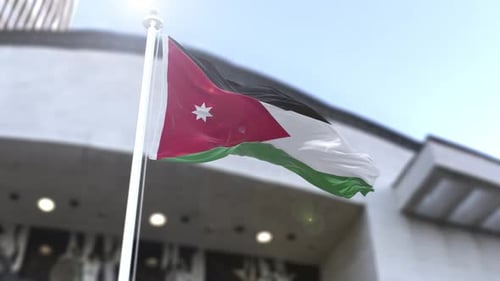 Jordan Waving Official Flag Style