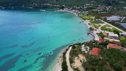 Zante Grecia, hermosa playa de aguas turquesas, ciudad turística griega