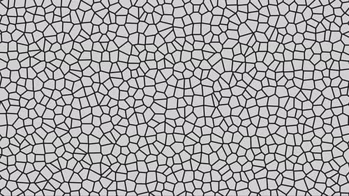 Abstract Organic Morphing Geometric Pattern Seamless Loop