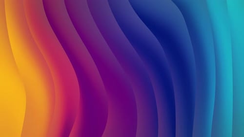 3D Modern Waves Curve Abstract Animated Background