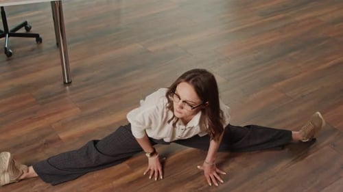 Corporate Fitness and Stretching Exercises in Modern Office Workplace