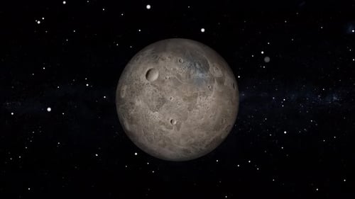 Vue animée de Moon Planet. 2285