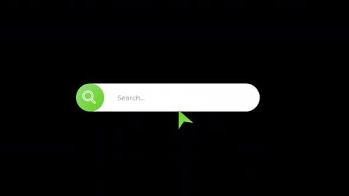 Animated Search Bar with Cursor