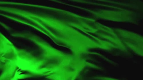 Fond d'animation en tissu vert