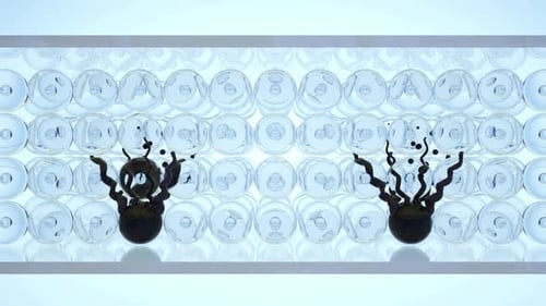 Modern Animation of Skin Cleansing and Cellular Renewal