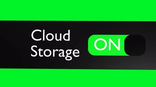 Turn on Cloud Storage slider.