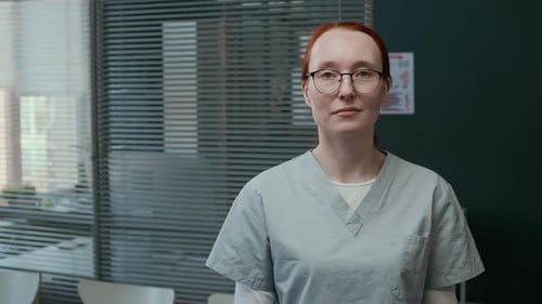 Portrait of Female Vet at Modern Clinic