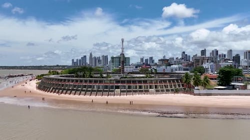 L'hôtel Tambau de Joao Pessoa à Paraiba, au Brésil. Nord-est du Brésil.